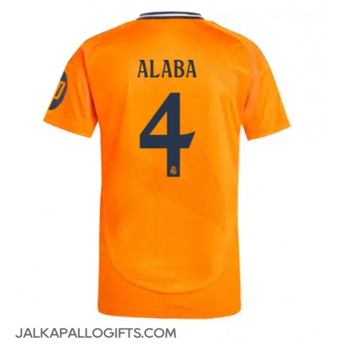 Real Madrid David Alaba #4 Vieraspaita 2024-25 Lyhythihainen